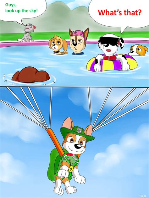 Paw Patrol Tracker Visits His Friends 4 By Trc001 On Deviantart