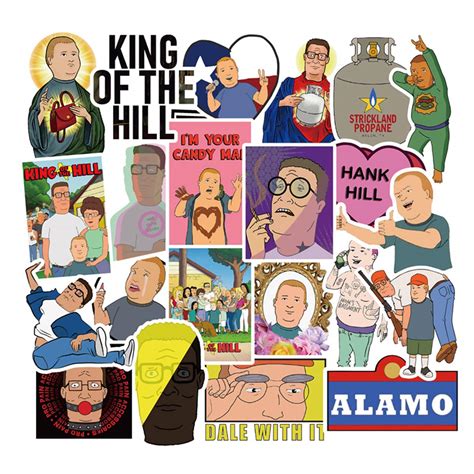 Buy King Of The Hill Stickers 50pcs American Cartoon Tv Series Funny