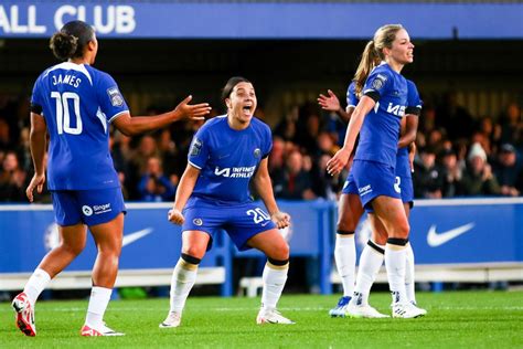 chelsea record victory over ever improving west ham united wsl full time