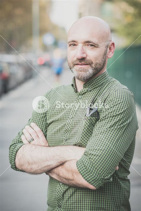 Handsome Middle Aged Man In The City Royalty Free Stock Image Storyblocks