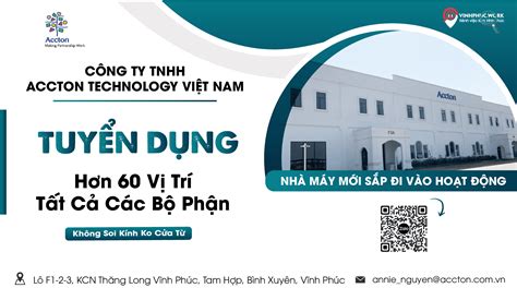 C Ng Ty Tnhh Accton Technology Vi T Nam Th Ng B O Tuy N D Ng Nhi U V