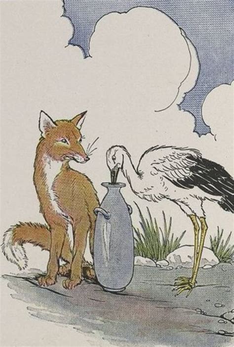Aesops Fables The Fox And The Stalk