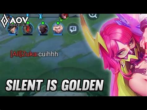 AOV VERES GAMEPLAY SILENT IS GOLDEN ARENA OF VALOR YouTube