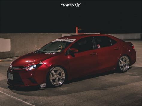 Sold in sets of 4 coilovers. Wheel Offset 2016 Toyota Corolla Nearly Flush Coilovers ...