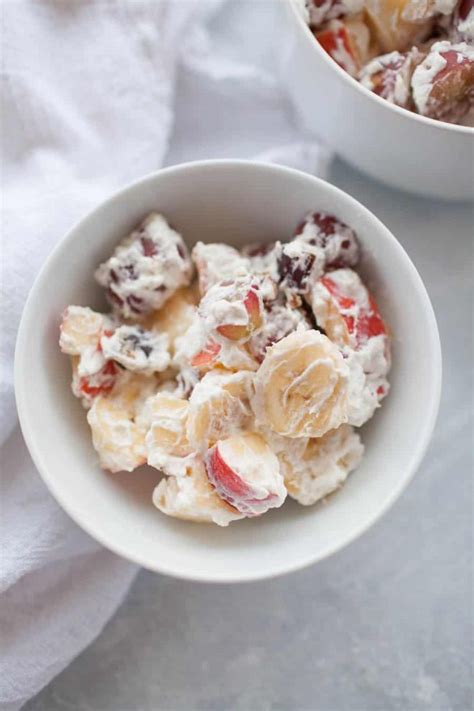 Fruit Salad With Whipped Cream A Joyfully Mad Kitchen