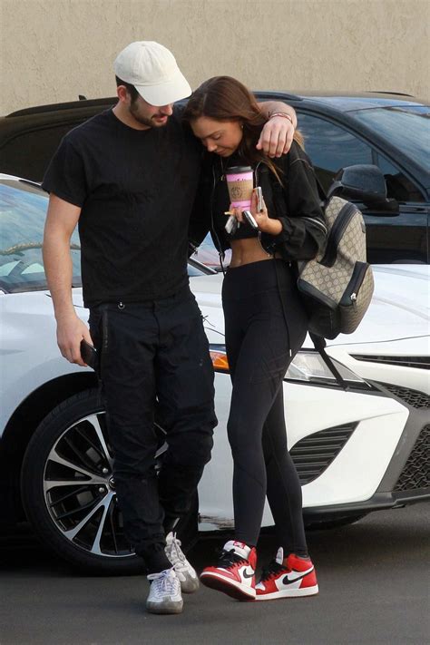 Alexis Ren And Alan Bersten Arrives For Their Dance Practice At Dwts