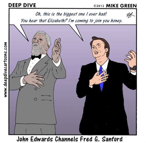 Deep Dive Cartoons By Mike Green 444 John Edwards Heart Condition