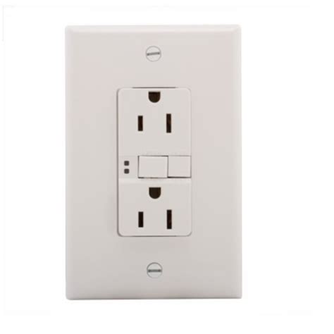 Eaton Wiring 15 Amp Duplex Gfci Receptacle Outlet Mid Size White