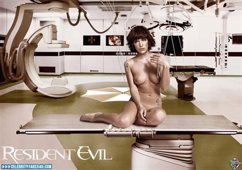 Milla Jovovich Nude Resident Evil 001 Celebrity Fakes 4U