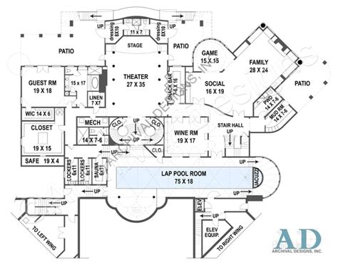 Balmoral House Plan Basement Floor Plans Basement Flooring Basement