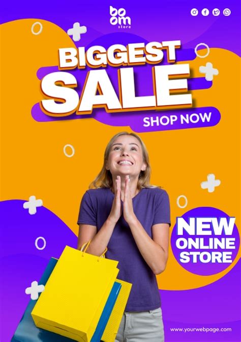 Biggest Sale Ads Poster Modelo Postermywall