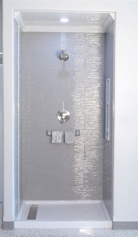 Solid Surface Shower Wall Panel And Base Kits Innovate Building Solutions