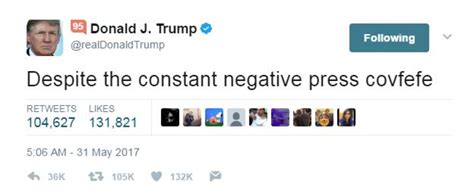 Covfefe Donald Trump Invents New Word That Conquers Twitter Nbc News