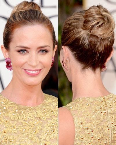 Stylist Secrets To Our Favorite Celebrity Updos Emily Blunts High