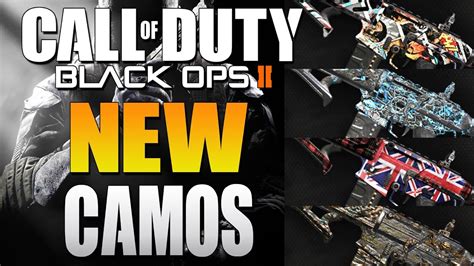 Four All New Camos Call Of Duty Black Ops 2 Personalization Packs