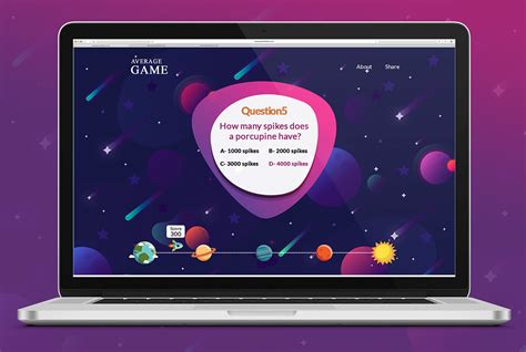 Uiux Design Quizzes Site For Kids On Behance