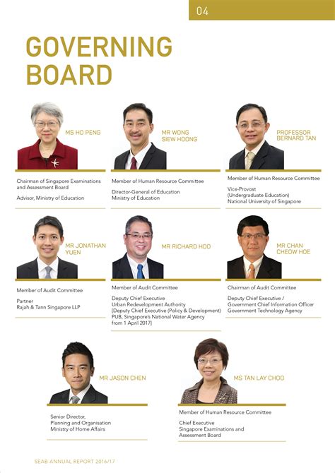 Seab Annual Report 2016 2017 Governing Board