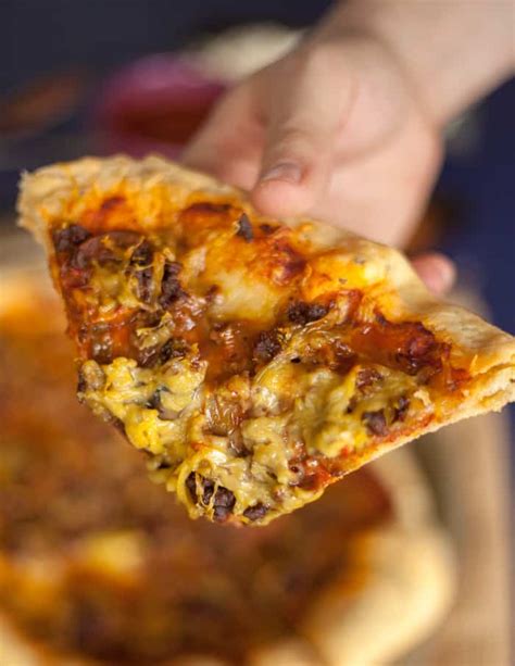 But aside from their traditional crusts and pizza flavors on menus around the world, do you know all their different types of pizza crusts? Pizza Hut Stuffed Crust Pizza | Vegan Pizza Hut Copycat ...