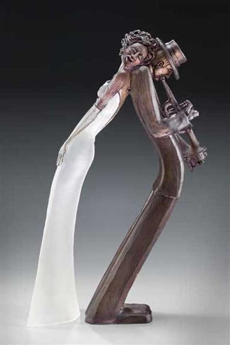 Glass Sculpture By Leah Wingfield And Steve Clements Ego Alterego Glass Art Sculpture