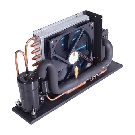 R134a Dc 24v 600w Mini Refrigeration Inverter Cooling Condenser Unit