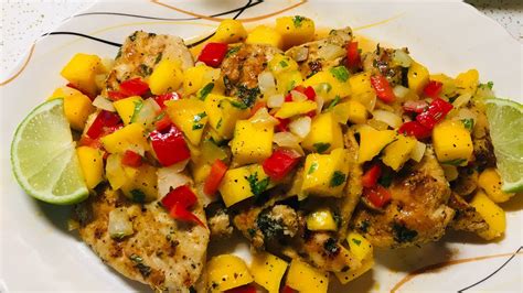 Grilled Chicken With Mango Salsa Youtube
