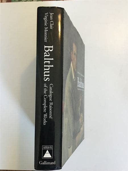 Balthus Catalogue Raisonné Of The Complete Works High Valley Books