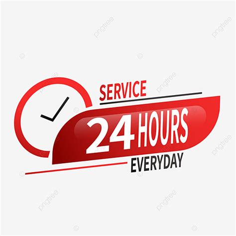 24 hours service vector hd images 24 hours delivery service 24 hours time service png image