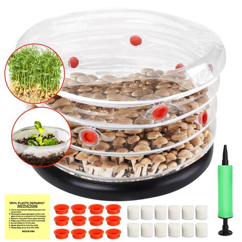 Buy Mushroom Monotub Kit, Home Inflatable Mushroom Grow Kit Mushroom
