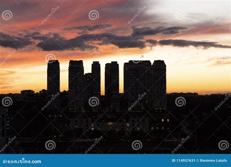 Beautiful Late Afternoon In The Big City Stock Image Image Of Great