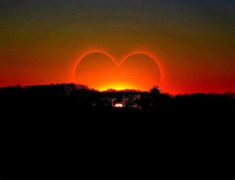 Heart Sunset 2 Heart In Nature Nature Heart Images
