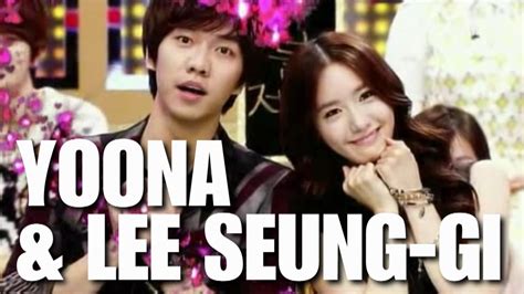 It's so thoughtful of him to be always considerate to his girlfriend. YOONA is DATING LEE SEUNG-GI - YouTube