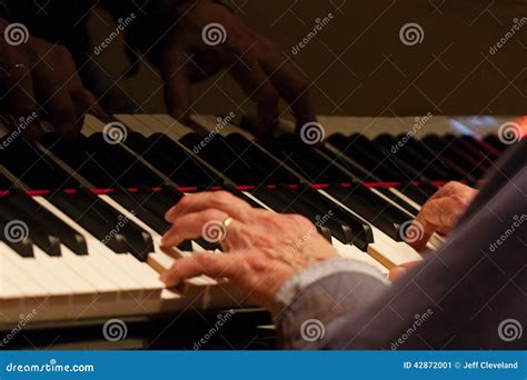 Hands Playing Grand Piano Keys Tight Shot Stock Image Image Of Grand