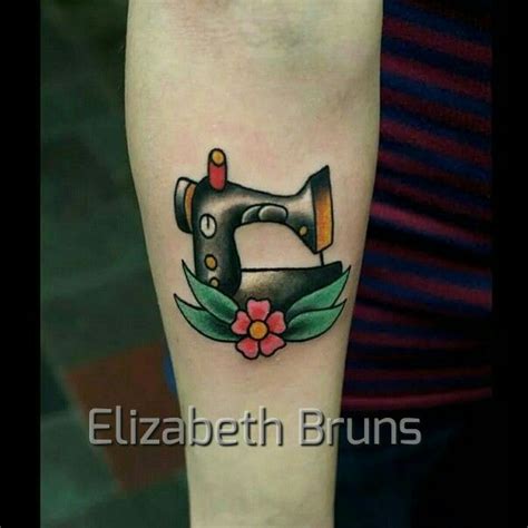 Traditional Sewing Machine Tattoo By Elizabeth Bruns Mfacebook