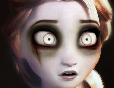 Disney Princesses Reveal Their Dark Sides In Creepy Illustrations By