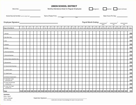 Attendance Sheet Templates 18 Free Docs Xlsx And Pdf Formats Samples