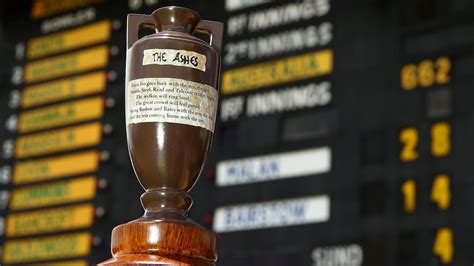 Ashes Urn Set To Travel To Australia For Only The Third Time Cricket Technique