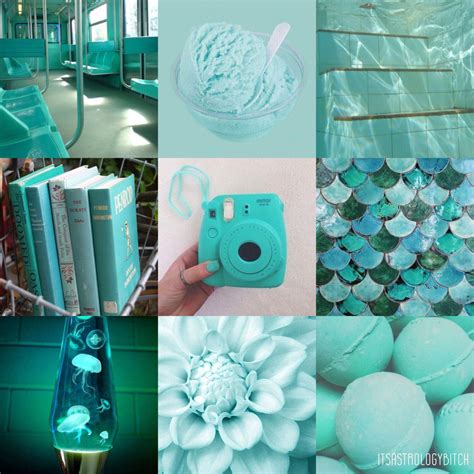Pisces Color Aesthetic Turquoise Turquoise A Color Full Of