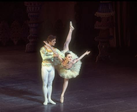 Elyse Borne And Mikhail Baryshnikov In A New York City Ballet