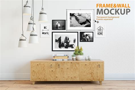 Frame & Wall Mockup 04 ~ Product Mockups on Creative Market