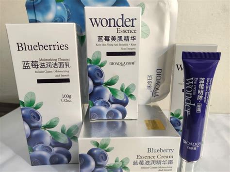 Bioaqua 5 In 1 Blueberry Wonder Whitening Skincare Series Bioaqua