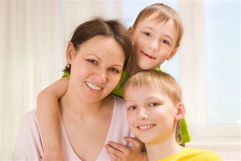 Happy Mother With Her Child Stock Image Image Of Face Length 16383361