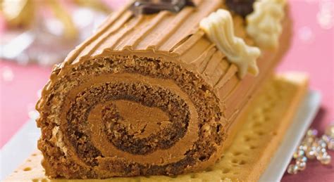 Buche De Noel Cafe Bûche café spéculoos caramel