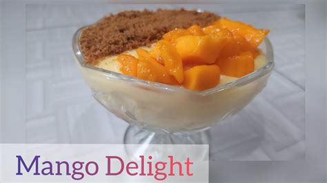 Yummy Mango Delight Mango Dessert Recipe Without Cream Without