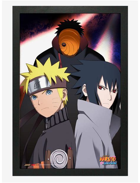 Naruto Shippuden Tobi Mask Framed Poster Hot Topic