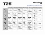T25 Workout Exercises