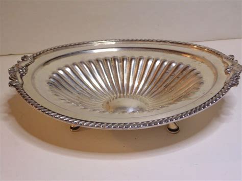 Crescent Silverware Mfg Co Inc Ornate Vintage Footed Dish