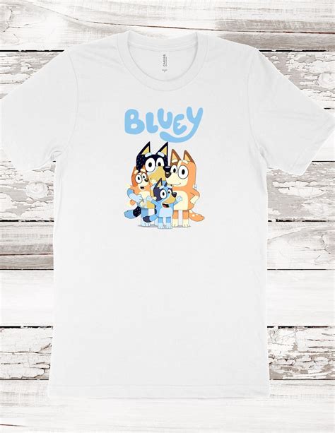 Kids Disney Bluey T Shirt Etsy