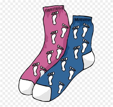 Sock Clipart Mismatched Clothing Sock Mismatched Clothing Transparent