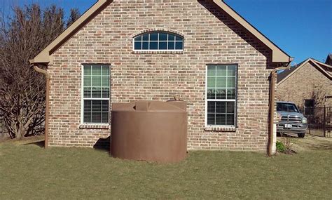 The smart kit rainwater harvesting (rwh) system has the potential to contribute to the conservation of clean water usage. 2500 Gallon Brown Rainwater Harvesting Tank from Rain ...