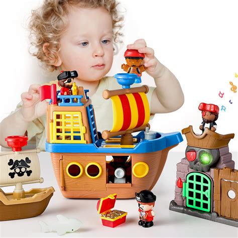 Buy Iplay Ilearn Large Pirate Ship Toys Kids Pretend Adventure
